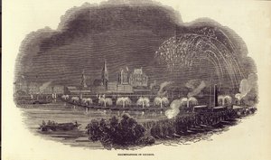 Illuminazioni di Colonia, 23 agosto 1845 da English School